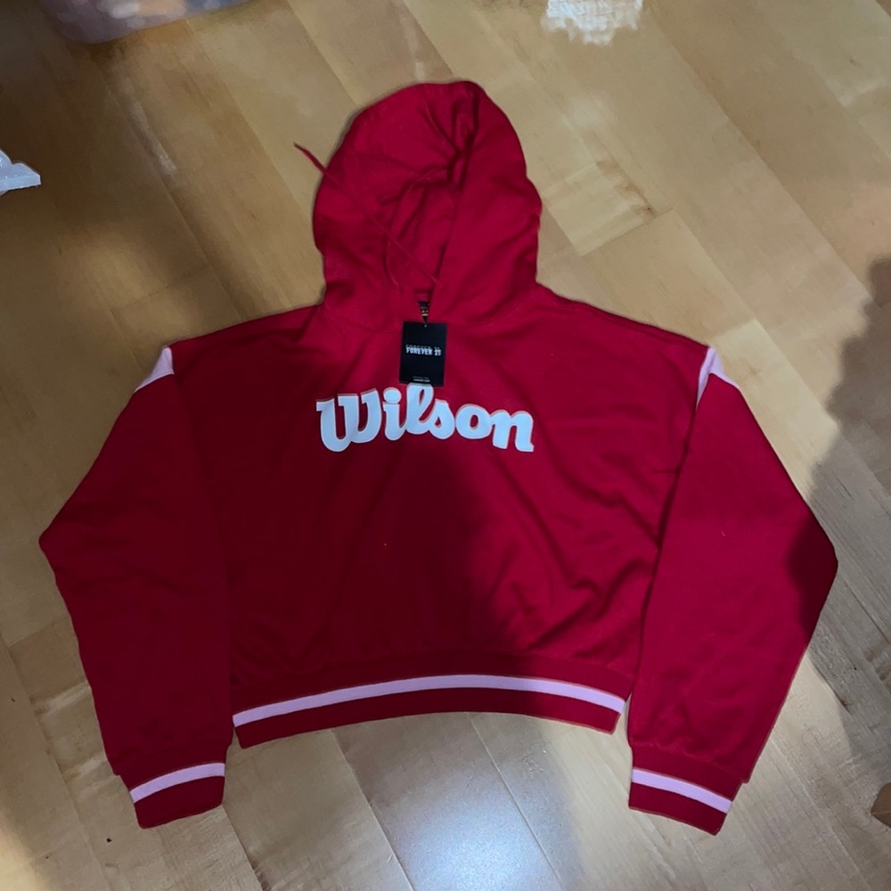 Wilson cropped hoodie